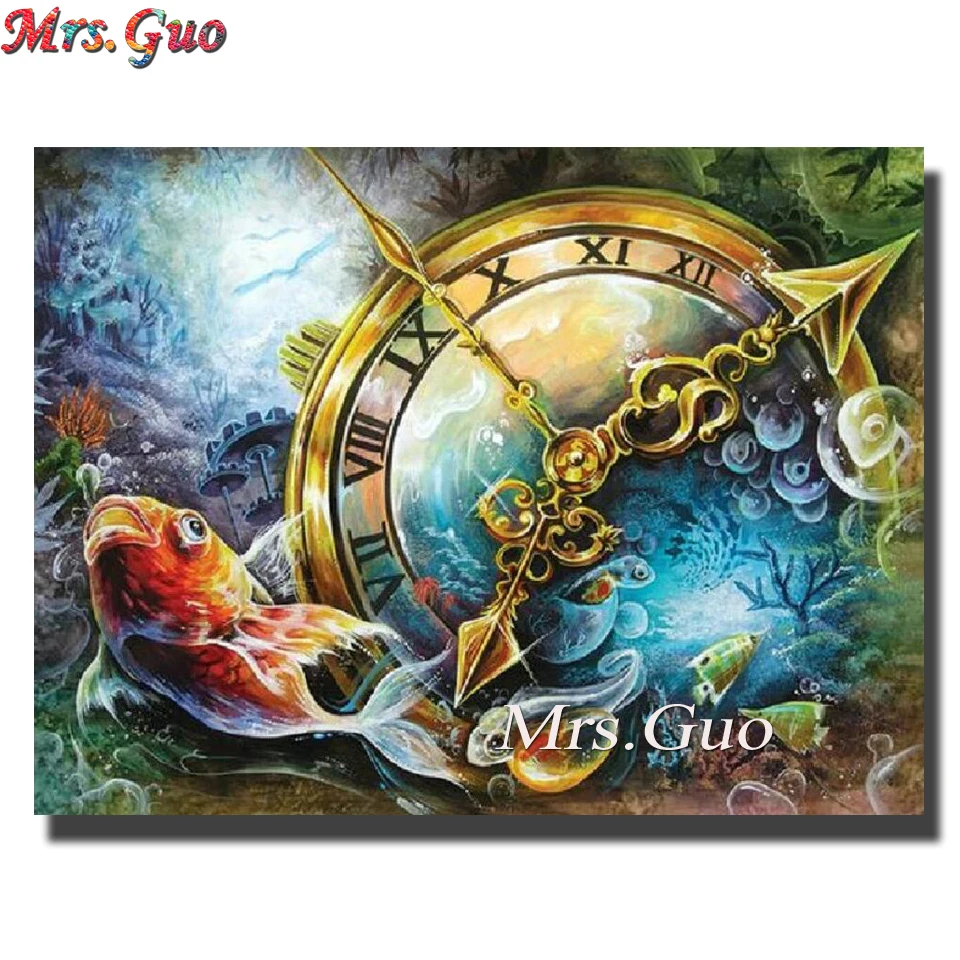 5D DIY Diamond Painting abstract clock diamond Embroidery Goldfish Full Square round Rhinestone Cross Stitch Mosaic Wall Sticker
5D DIY Diamond Painting abstract clock diamond Embroidery Goldfish Full Square round Rhinestone Cross Stitch Mosaic Wall Sticker