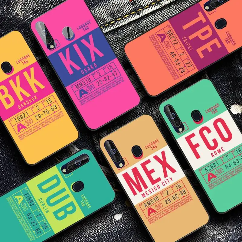 City Name Impact Baggage Tag Travel Passport Phone Case for Samsung A51 01 50 71 21S 70 31 40 30 10 20 S E 11 91 A7 A8 2018
City Name Impact Baggage Tag Travel Passport Phone Case for Samsung A51 01 50 71 21S 70 31 40 30 10 20 S E 11 91 A7 A8 2018