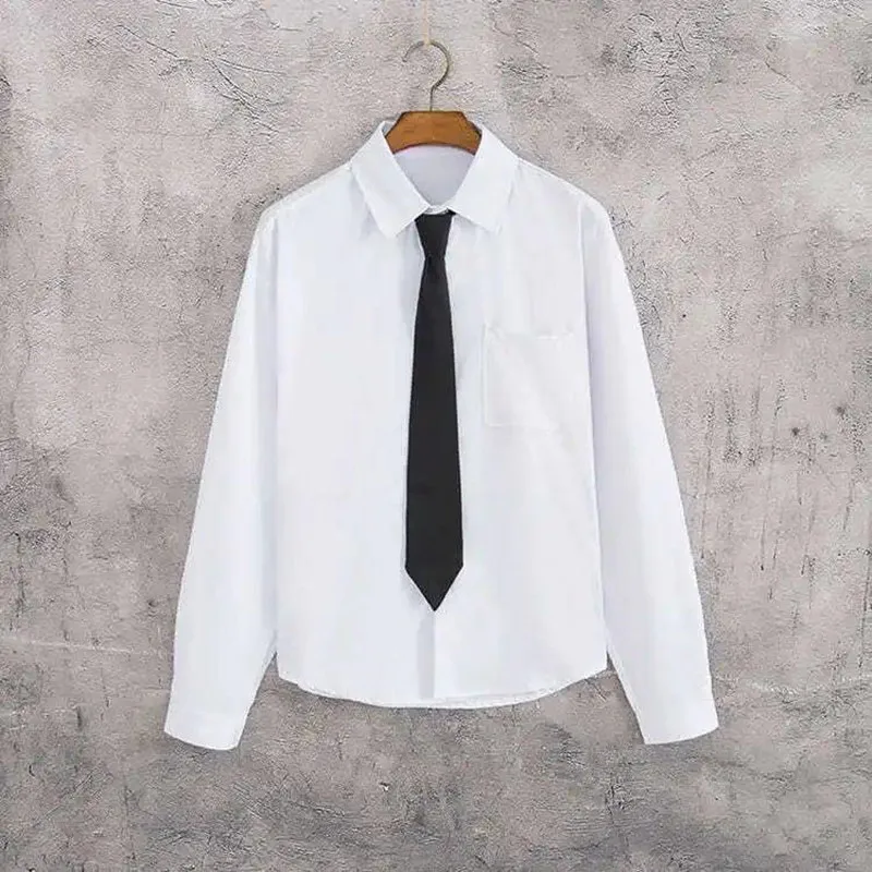 Unisex Students School Class Uniform Fashion Casual White Shirt Young Men Women Handsome Loose Top Clothes
Unisex Students School Class Uniform Fashion Casual White Shirt Young Men Women Handsome Loose Top Clothes