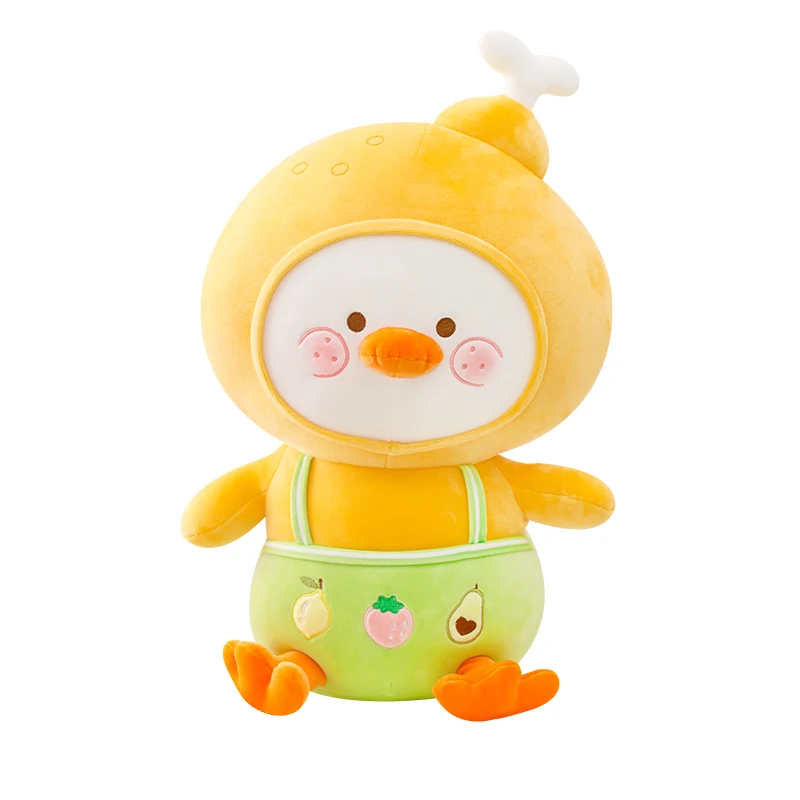 1pc 30/45CM Lovely Chicken With Clothes Plush Toys Cute Drumstick Shape Animal Chick Dolls Stuffed Soft Pillow for Christmas
1pc 30/45CM Lovely Chicken With Clothes Plush Toys Cute Drumstick Shape Animal Chick Dolls Stuffed Soft Pillow for Christmas