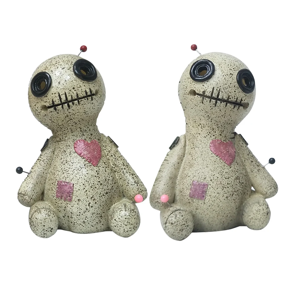 Кукла Voodoo горелка для благовоний курильница орнамент из смолы ручная работа