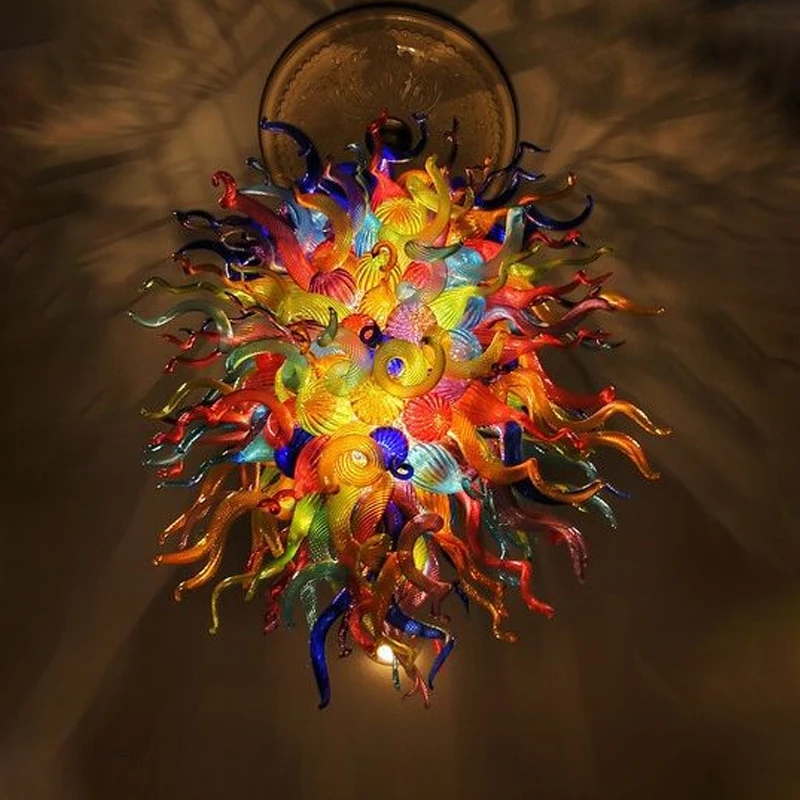 Modern High Quality Light Fixture Multi Color Glass Chandelier Lighting LED Hand Blown Glass Chandeliers for Indoor Home Decorat 
Modern High Quality Light Fixture Multi Color Glass Chandelier Lighting LED Hand Blown Glass Chandeliers for Indoor Home Decorat
