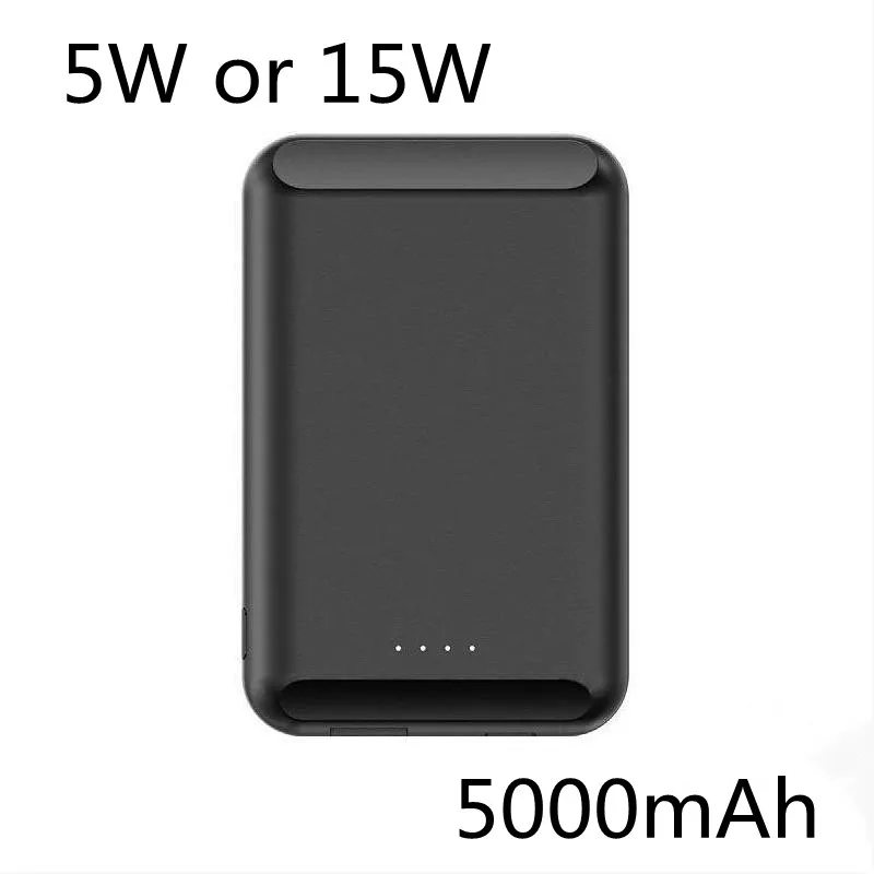 Magnetic Power Bank Wireless Charger 5000mAh Mobile Power 15W Wireless Charger For iPhone12 Max Pro Mini Huawei External Battery 
Magnetic Power Bank Wireless Charger 5000mAh Mobile Power 15W Wireless Charger For iPhone12 Max Pro Mini Huawei External Battery