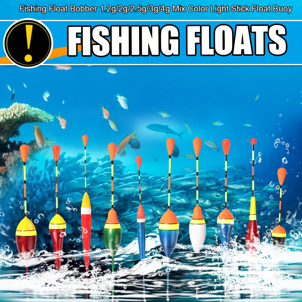Fishing Floats Set Buoy Bobber Fishing Light Stick Floats Fluctuate Mix Size Color float buoy For Fishing Accessories
Fishing Floats Set Buoy Bobber Fishing Light Stick Floats Fluctuate Mix Size Color float buoy For Fishing Accessories