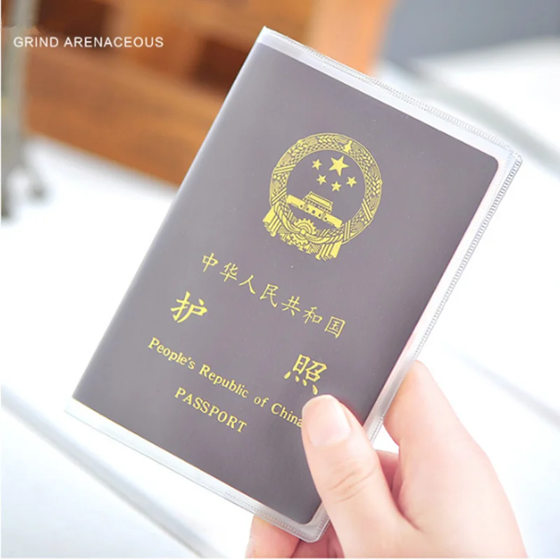 Популярный дорожный водонепроницаемый чехол-держатель для паспорта прозрачный