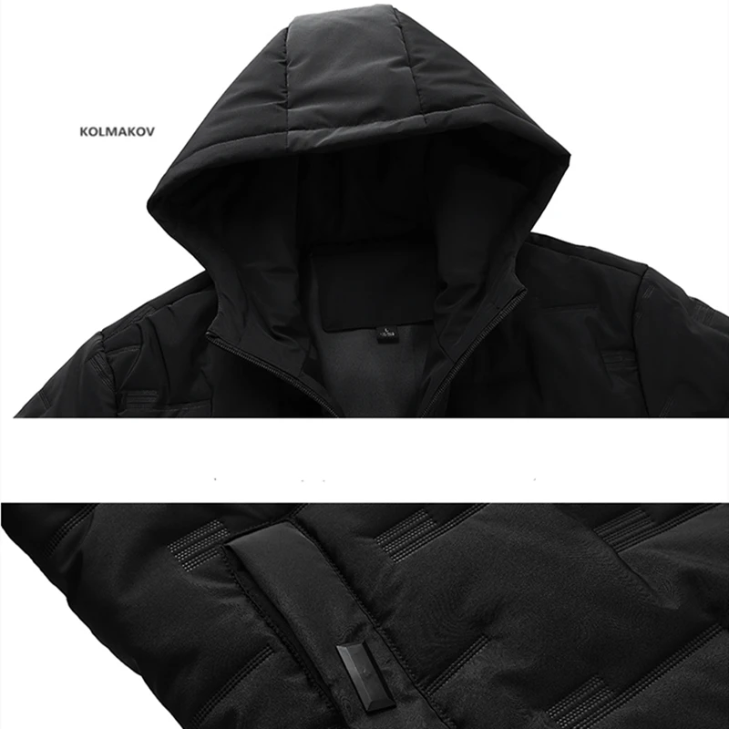 KOLMAKOV Korean-style Men's Hooded Cotton-padded Clothes Slim Fit Warm Solid Color Fashion Cotton Coat Male 4 Color Size M-4XL
KOLMAKOV Korean-style Men's Hooded Cotton-padded Clothes Slim Fit Warm Solid Color Fashion Cotton Coat Male 4 Color Size M-4XL