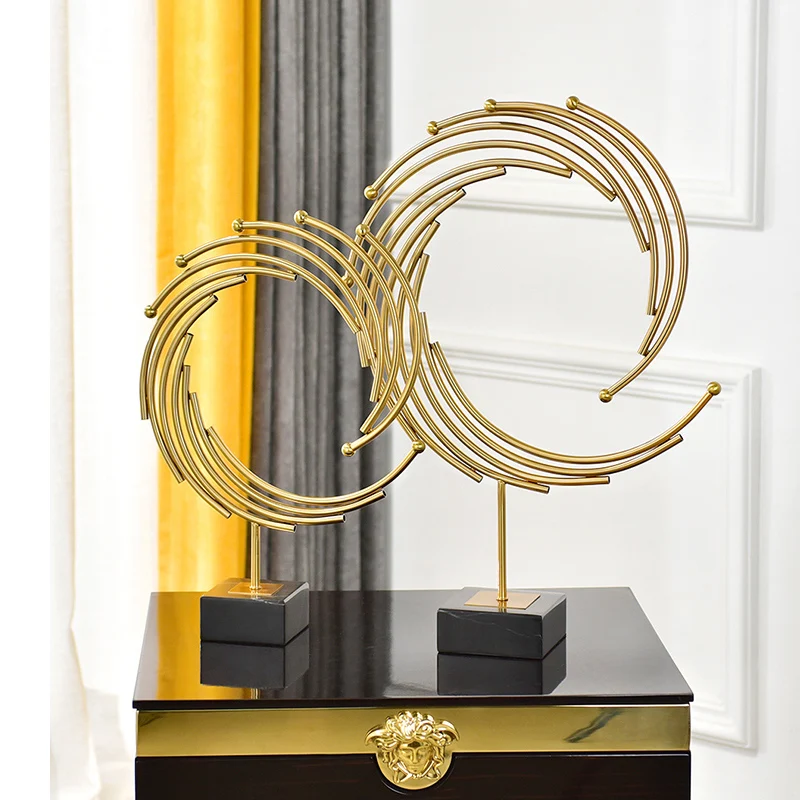 Modern Creative Abstract Gold Metal Annulus Statue Home Hotel Crafts Room Decor Objects Offic Black Marble Sculpture Gift
Modern Creative Abstract Gold Metal Annulus Statue Home Hotel Crafts Room Decor Objects Offic Black Marble Sculpture Gift