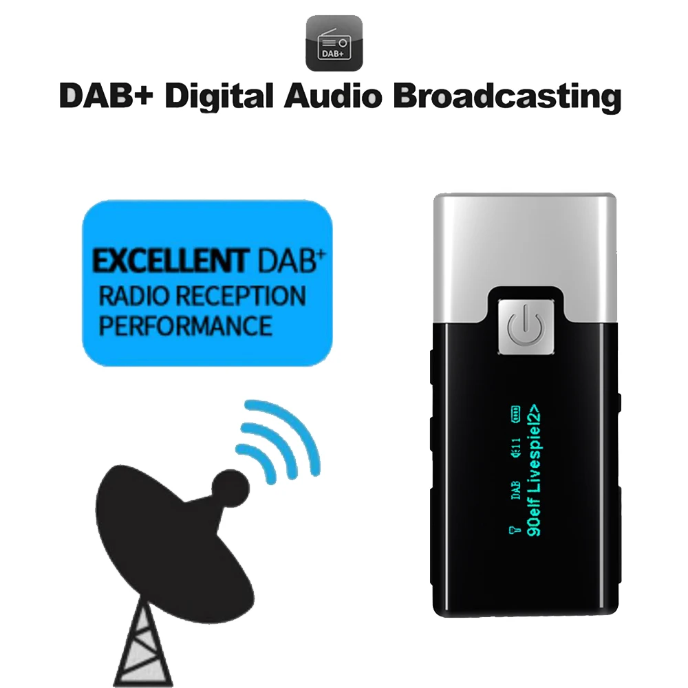 P10 MINI DAB + FM цифровое радио портативный карманный приемник с наушниками ЖК дисплей