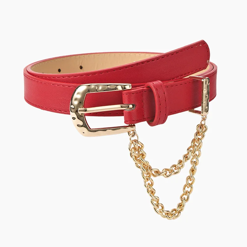 2021 Fashion Ladies Harajuku Leather Designer Belts With Chain Luxury Unisex Aesthetic Belt Woman Belt For Jeans
2021 Fashion Ladies Harajuku Leather Designer Belts With Chain Luxury Unisex Aesthetic Belt Woman Belt For Jeans