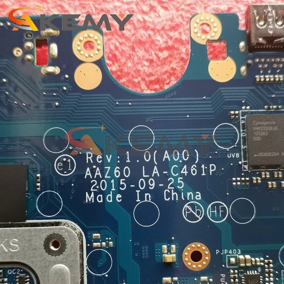 Akemy I5-6300U для Dell Latitude E7470 материнская плата AAZ60 LA-C461P REV: 1 0 (A00) CN-09WVX3 9WVX3 100%