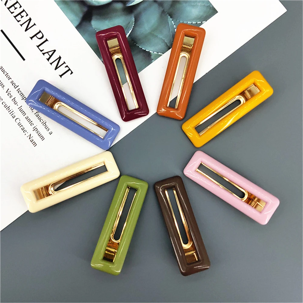 2020 New Acrylic Hair Clips Barrettes Hair Accessories Geometric Hollow Duckbill Hairpins For Women Hairgrip Hair Styling Tool
2020 New Acrylic Hair Clips Barrettes Hair Accessories Geometric Hollow Duckbill Hairpins For Women Hairgrip Hair Styling Tool