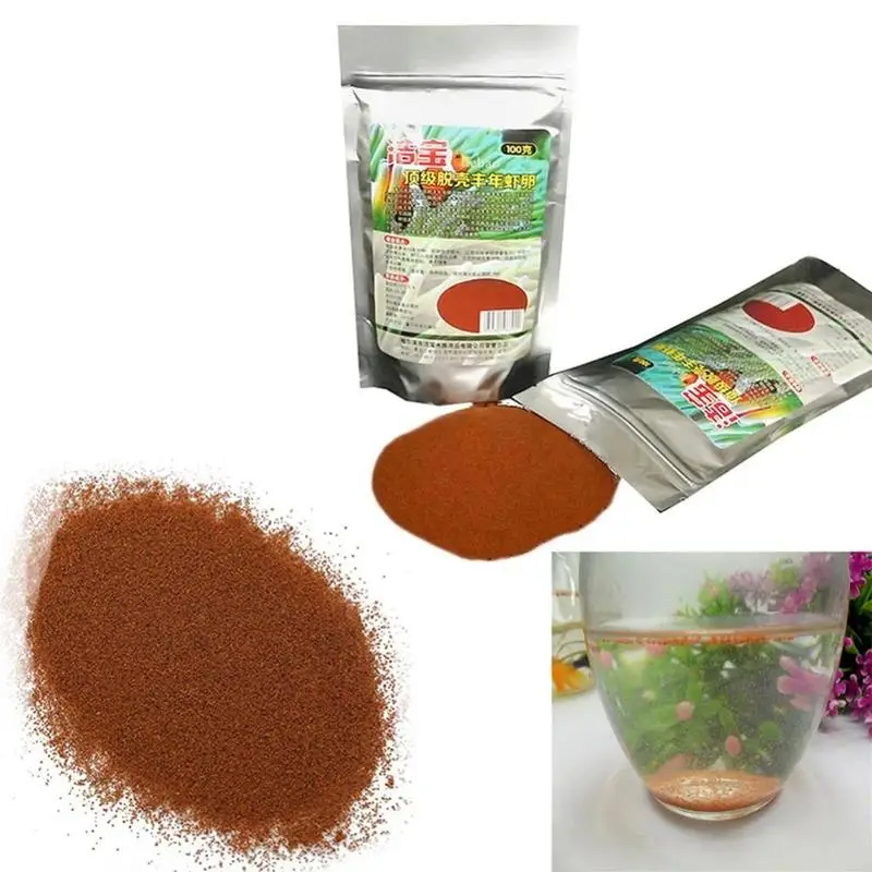 100G Harvesting Shrimp Eggs Free Of Hatching Feeding Young Tropical Fish Food Fishes Birth Bait Feed Artemia Worm Shelled Egg
100G Harvesting Shrimp Eggs Free Of Hatching Feeding Young Tropical Fish Food Fishes Birth Bait Feed Artemia Worm Shelled Egg