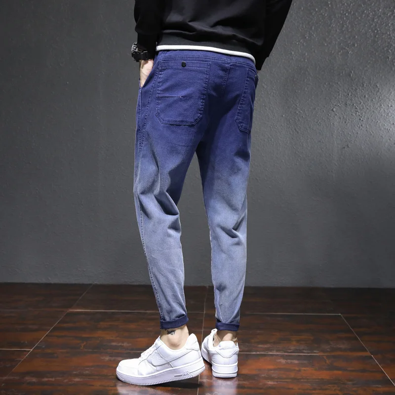 Cotton Gradient Color Men Jeans New Trend Fashion Young Man Jean Cowboy Pockets Hip Hop Harem Slim Legging Men Denim Pants
Cotton Gradient Color Men Jeans New Trend Fashion Young Man Jean Cowboy Pockets Hip Hop Harem Slim Legging Men Denim Pants