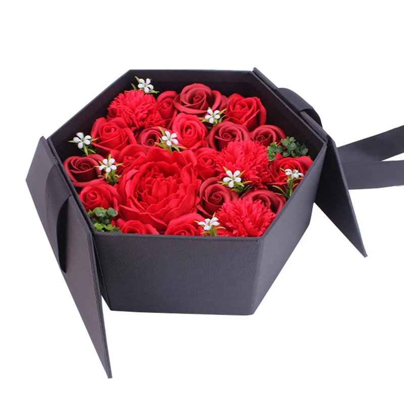 Artificial Flowers Flower Paper Box Soap Flower Packing Set Box Valentine's Day Party Wedding Gift Soap Rose
Artificial Flowers Flower Paper Box Soap Flower Packing Set Box Valentine's Day Party Wedding Gift Soap Rose