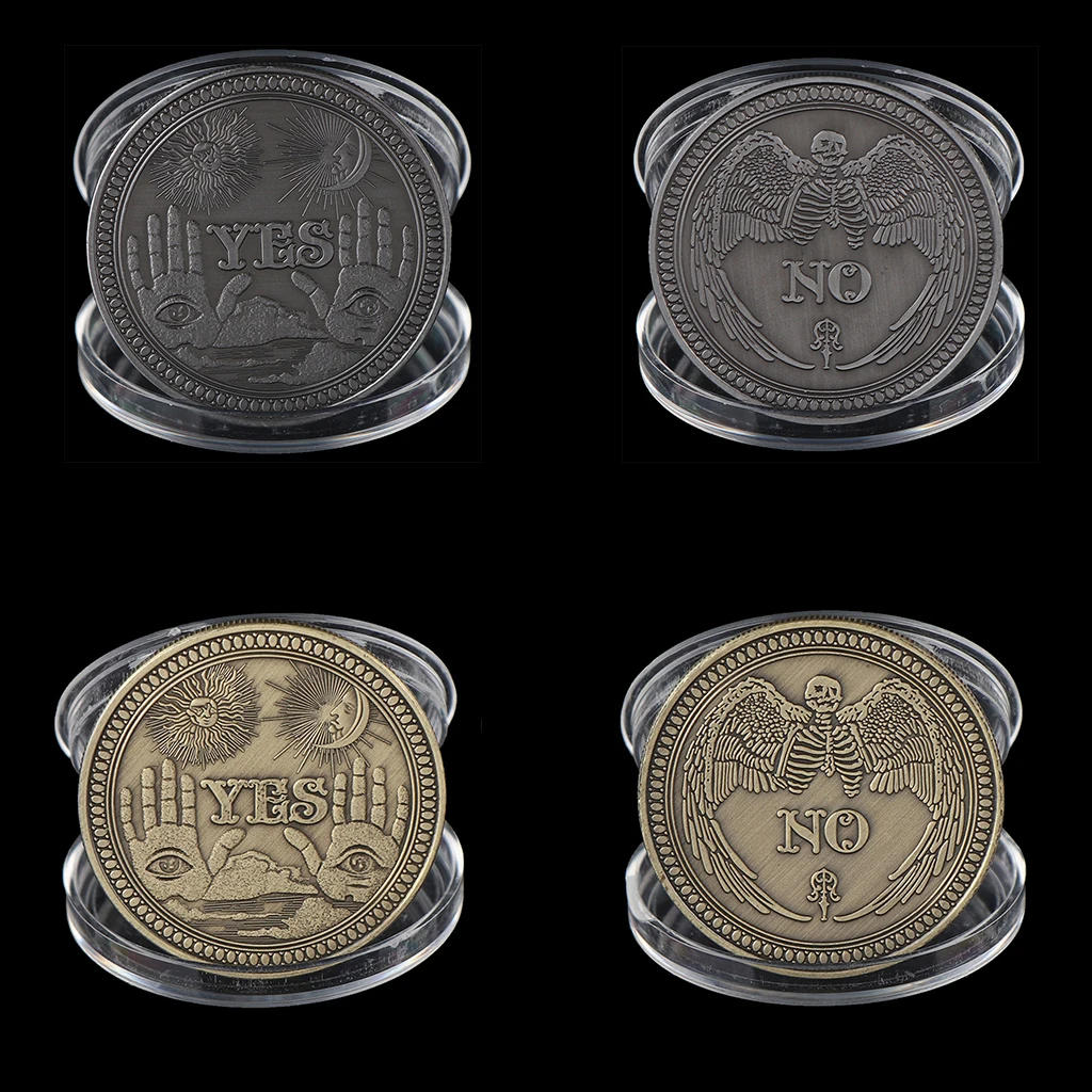 Yes or No Letter Coin with Storage Box for Game Play Decision Marking Divination Prediction Souvenir Collection
Yes or No Letter Coin with Storage Box for Game Play Decision Marking Divination Prediction Souvenir Collection