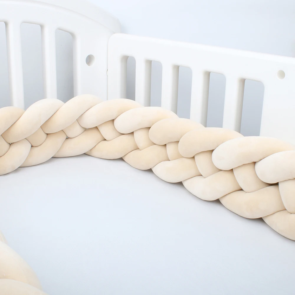 Baby Bed Bumper Handmade Weaving 4 Knot Newborn Long Knotted Braid Pillow Infant Crib Infant Room Decor
Baby Bed Bumper Handmade Weaving 4 Knot Newborn Long Knotted Braid Pillow Infant Crib Infant Room Decor