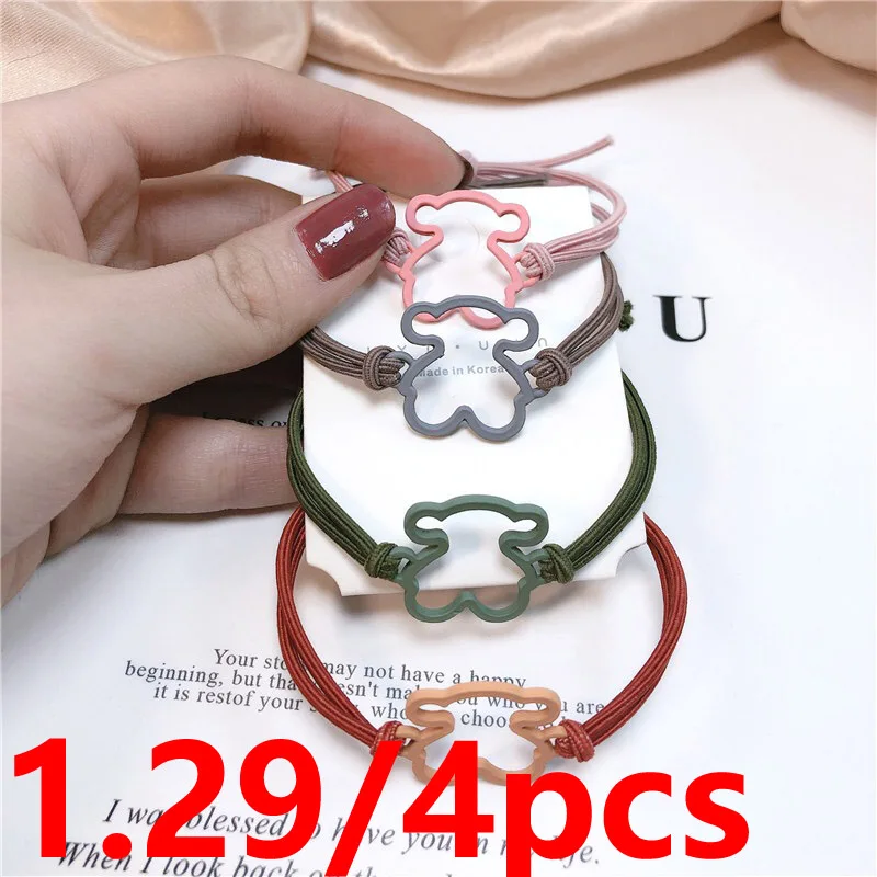 Colorful Bear Simple Cute Hollow Bear Hair Rope Headdress Girl Elastic Rubber Hair Band Accessories Women Head Rope Wholesale
Colorful Bear Simple Cute Hollow Bear Hair Rope Headdress Girl Elastic Rubber Hair Band Accessories Women Head Rope Wholesale