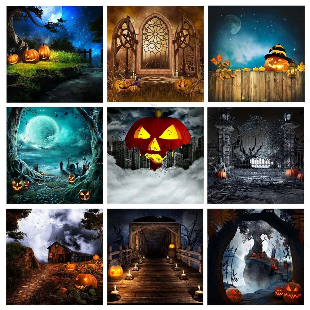 Happy Halloween Photo Backdrops Pumpkins Lantern Bat Moon Night Photography Backgrounds Baby Children Portrait Studio Background
Happy Halloween Photo Backdrops Pumpkins Lantern Bat Moon Night Photography Backgrounds Baby Children Portrait Studio Background