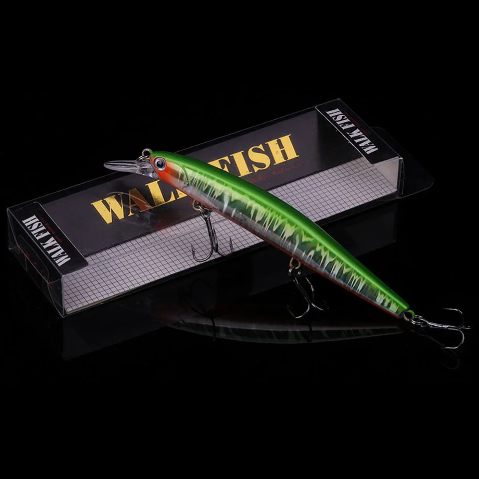 WALK FISH Professional Fishing Lure 130mm 14.8g Wobbler Minnow Lure Crankbait Pike Plastic Bait Fishing Tackle Pesca Depth 2.4m
WALK FISH Professional Fishing Lure 130mm 14.8g Wobbler Minnow Lure Crankbait Pike Plastic Bait Fishing Tackle Pesca Depth 2.4m