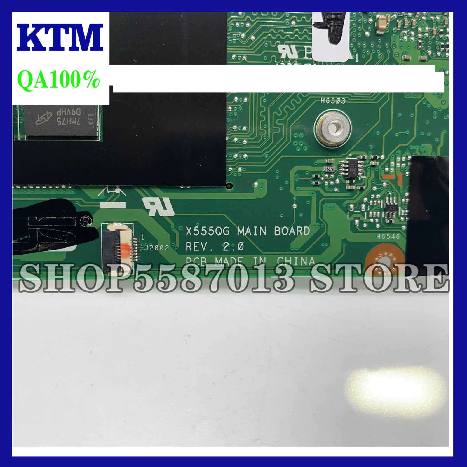 KEFU X555QG Laptop Motherboard For ASUS X555QG Original Mainboard 4GB-RAM A12-9700P R5-M430 2GB
KEFU X555QG Laptop Motherboard For ASUS X555QG Original Mainboard 4GB-RAM A12-9700P R5-M430 2GB