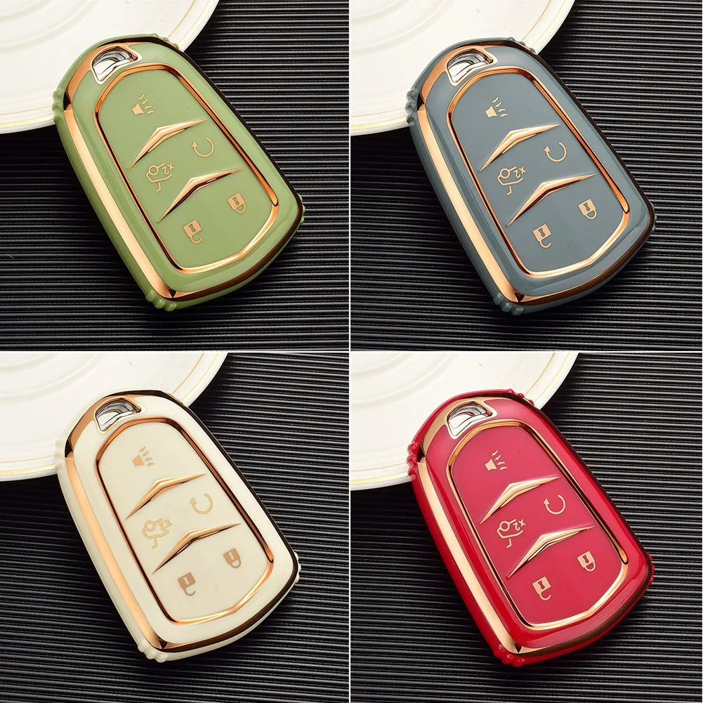 Soft TPU Car Key Fob Case Smart Car Remote Key Cover For Cadillac ATS CTS CT6 XTS XT5 ELR SRX Escalade
Soft TPU Car Key Fob Case Smart Car Remote Key Cover For Cadillac ATS CTS CT6 XTS XT5 ELR SRX Escalade