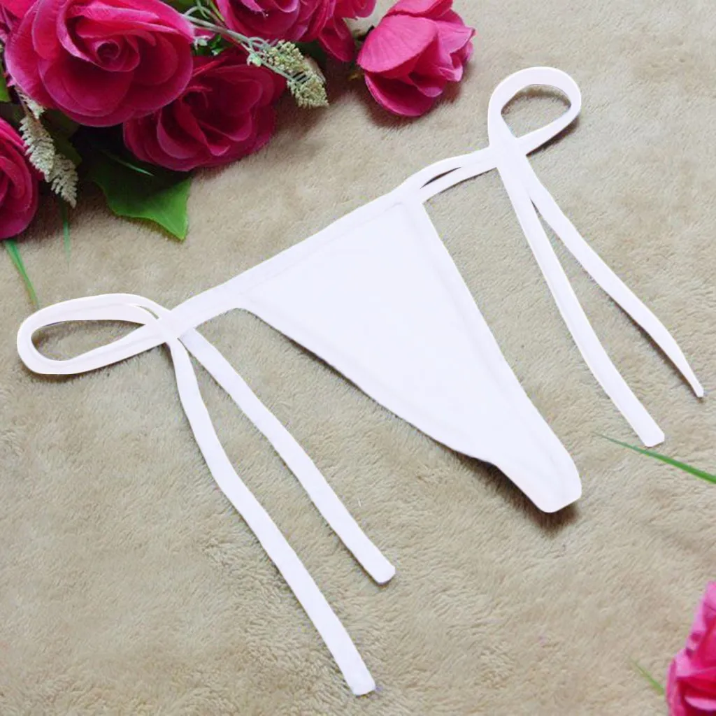C-string женские Пикантные мини шортики нижнее белье трусики-стринги Babydoll Повязки