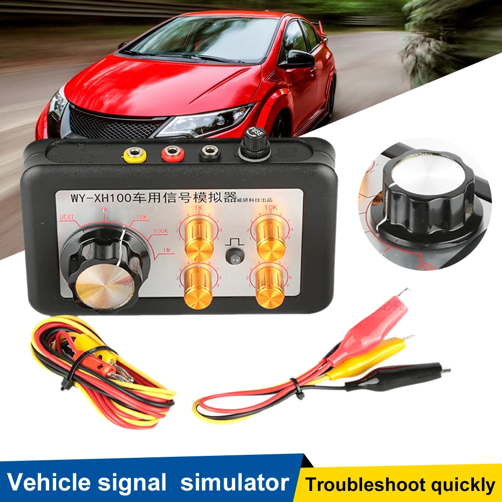 12V Vehicle Signal Automotive Sensors Simulator Temperature Sensor Water/Fuel Tester Rail Pressure Sensor Crankshaft Sensor
12V Vehicle Signal Automotive Sensors Simulator Temperature Sensor Water/Fuel Tester Rail Pressure Sensor Crankshaft Sensor