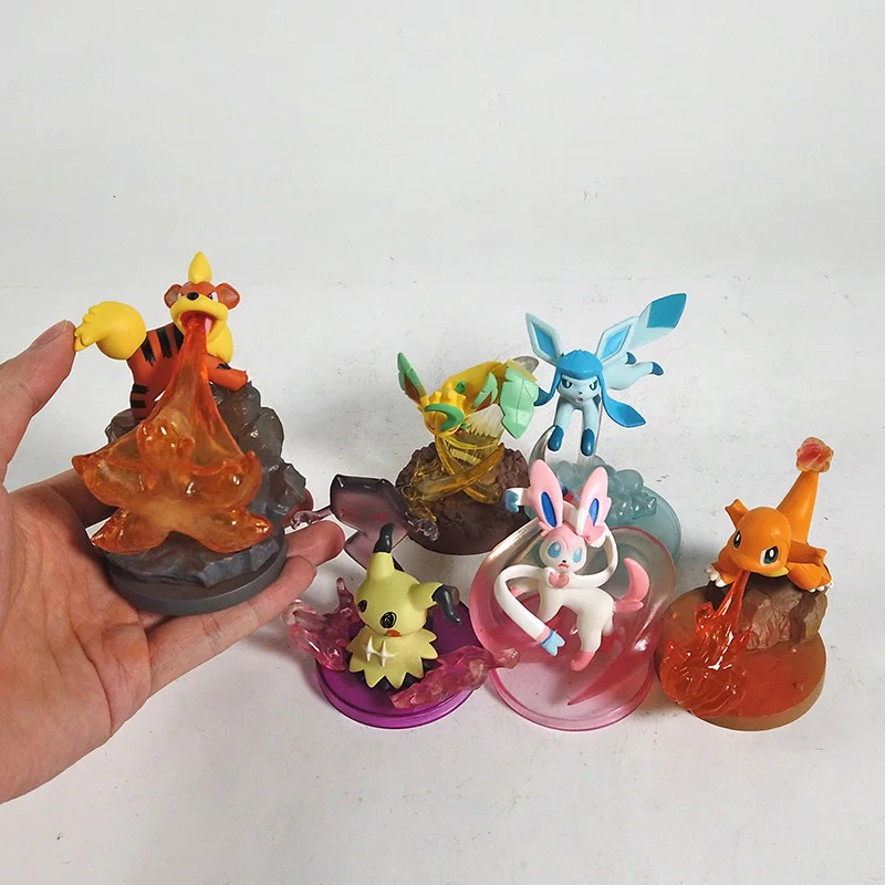 Anime Cartoon Monsters Gallery Vol.1~5 Glaceon Leafeon Sylveon Mimikyu Charmander Growlithe Figures Toys 6pcs/set
Anime Cartoon Monsters Gallery Vol.1~5 Glaceon Leafeon Sylveon Mimikyu Charmander Growlithe Figures Toys 6pcs/set