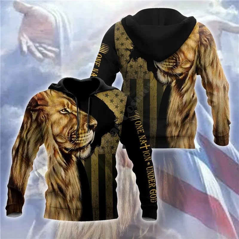 God Bless American Lion 3D printed Hoodies Sweatshirt zipper hoodies women For men Pullover Cosplay Costumes
God Bless American Lion 3D printed Hoodies Sweatshirt zipper hoodies women For men Pullover Cosplay Costumes
