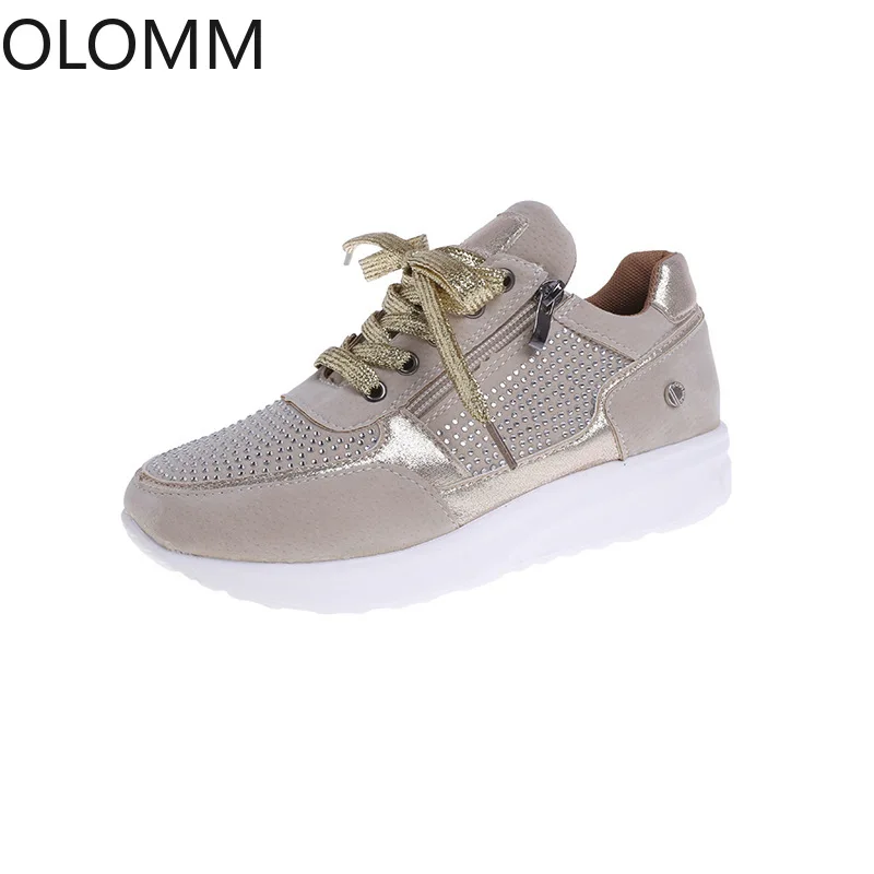 New Fashion Girls Sneakers Women Sneakers Side Zipper Lace-up Shoes Women Shoes Ladies Wedge Sneakers Vulcanized Shoes
New Fashion Girls Sneakers Women Sneakers Side Zipper Lace-up Shoes Women Shoes Ladies Wedge Sneakers Vulcanized Shoes