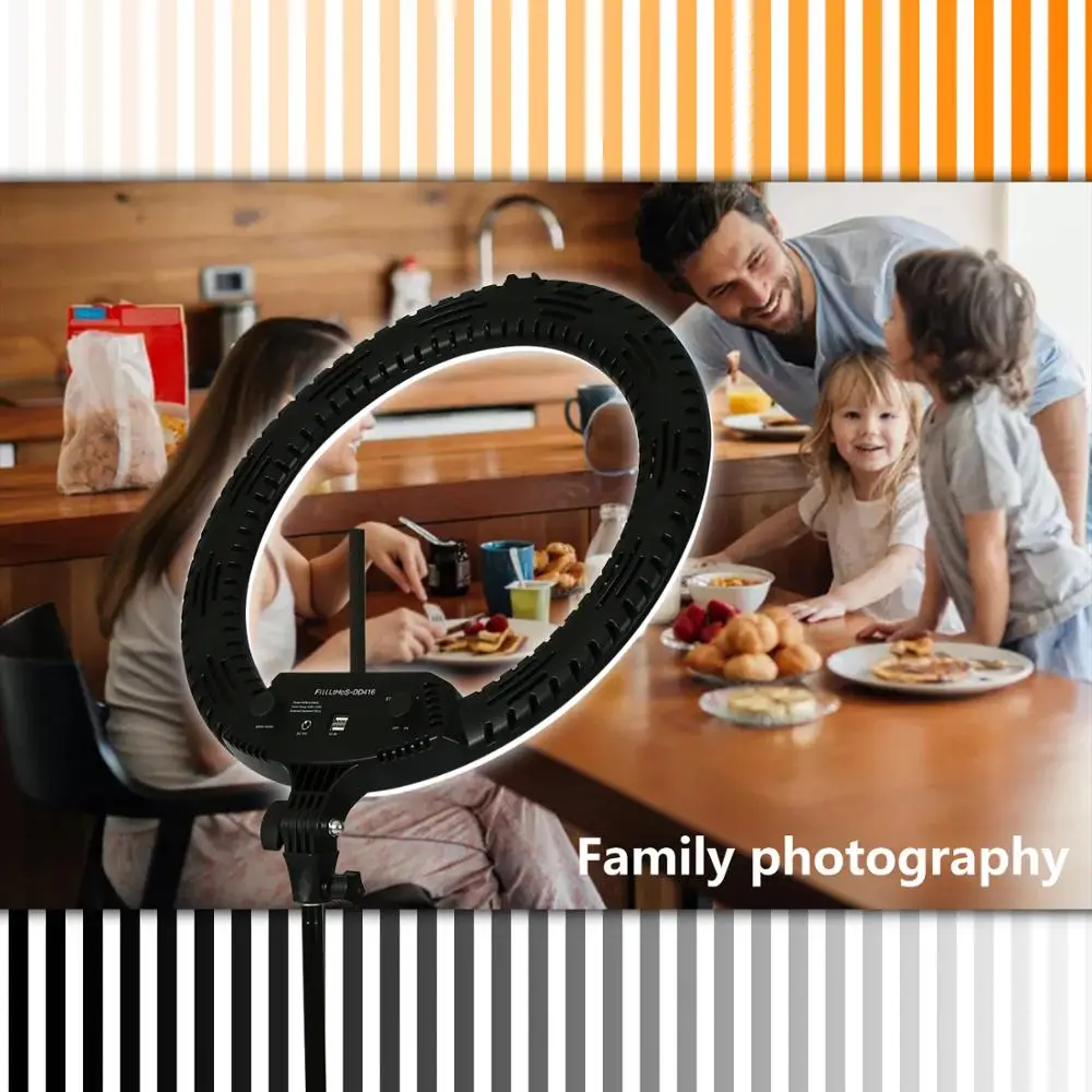 18 inch Ring Light with Wireless Remote and 3 Phone Holders LED Ring Light Kit with Tripod Stand USB Charging for YouTube Live
18 inch Ring Light with Wireless Remote and 3 Phone Holders LED Ring Light Kit with Tripod Stand USB Charging for YouTube Live