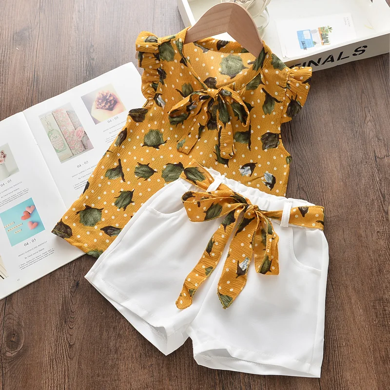Keelorn Kids Casual Suits 2021 Summer Girls Clothing Sets Leave Print Top and Pants 2Pcs Outfits Sleeveless Chidlren Clothing 
Keelorn Kids Casual Suits 2021 Summer Girls Clothing Sets Leave Print Top and Pants 2Pcs Outfits Sleeveless Chidlren Clothing