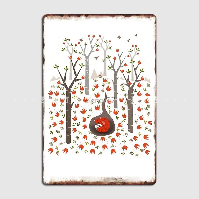 Sleeping Fox Metal Plaque Poster Club Kitchen Designing Garage Decoration Tin Sign Poster 
Sleeping Fox Metal Plaque Poster Club Kitchen Designing Garage Decoration Tin Sign Poster