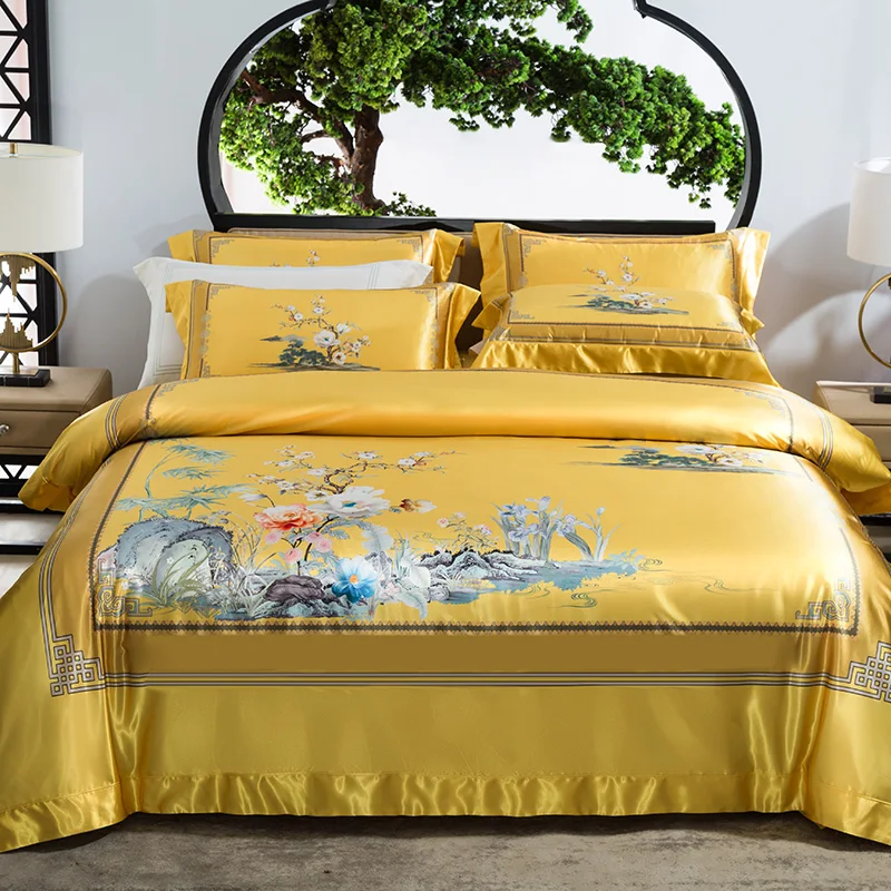 Classic digital printing long-staple cotton, soft and comfortable bedding set, duvet cover, bed sheet, pillowcase
Classic digital printing long-staple cotton, soft and comfortable bedding set, duvet cover, bed sheet, pillowcase