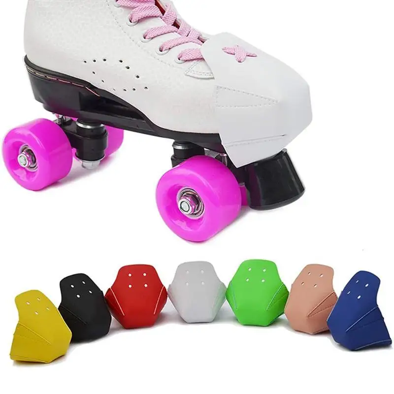 2 Pair Toe Cap Guards Protectors PU Leather Roller Skate Cap Protectors with 4 Holes Ice Roller Skates Boot Covers Protector
2 Pair Toe Cap Guards Protectors PU Leather Roller Skate Cap Protectors with 4 Holes Ice Roller Skates Boot Covers Protector