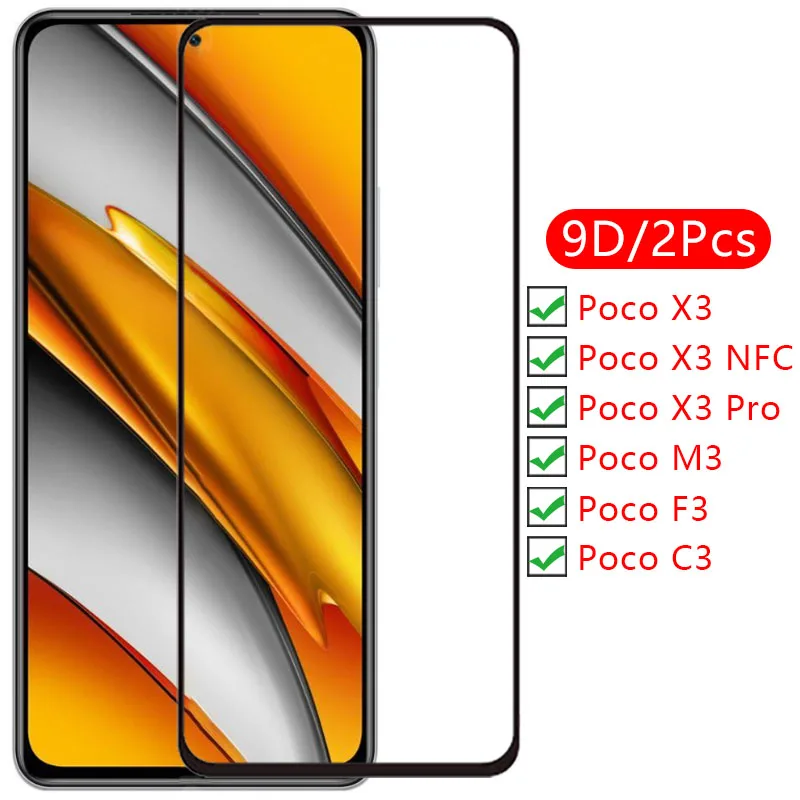 9d screen protector tempered glass case for xiaomi poco x3 pro nfc m3 f3 c3 cover on xiaomy c f m x 3 3x 3m 3f protective coque
9d screen protector tempered glass case for xiaomi poco x3 pro nfc m3 f3 c3 cover on xiaomy c f m x 3 3x 3m 3f protective coque