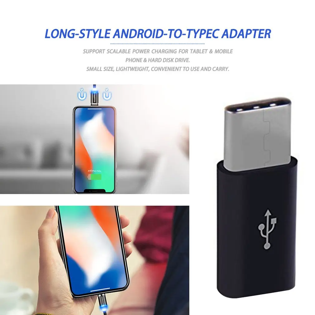 Universal USB 3.1 Type-C Connector to Micro USB Male to Female Converter Mini Portable USB-C Data Adapter Type C Device Android
Universal USB 3.1 Type-C Connector to Micro USB Male to Female Converter Mini Portable USB-C Data Adapter Type C Device Android