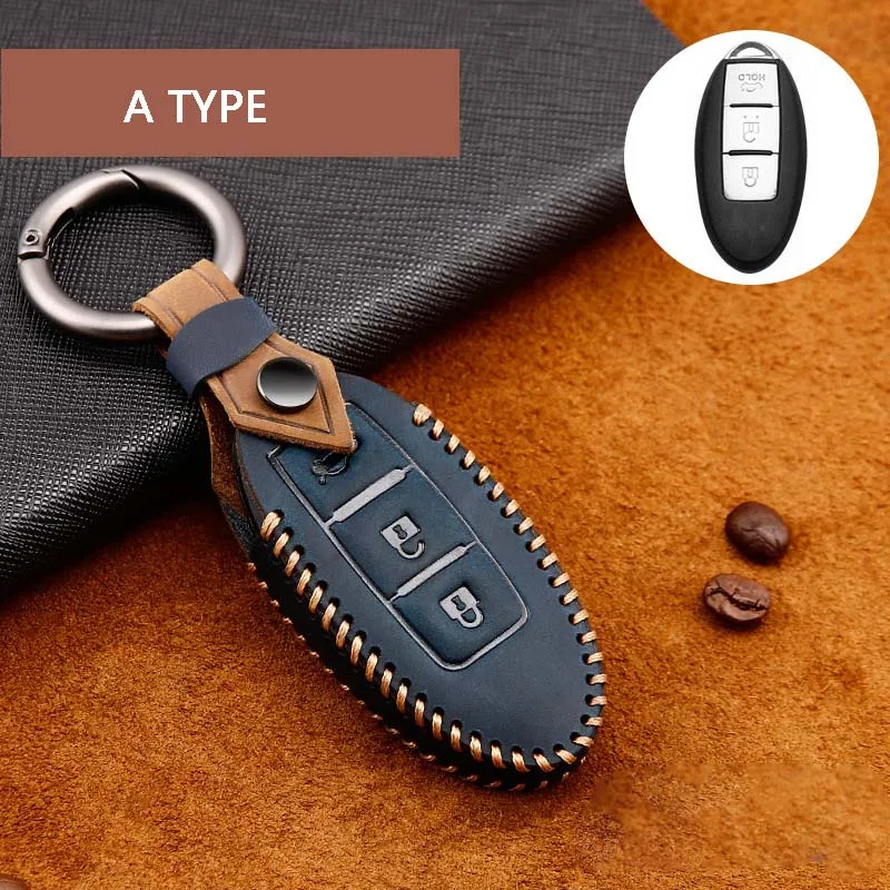 Чехол для автомобильного ключа из натуральной кожи, защитный чехол для ключей Infiniti QX50 M25 FX35 QX60 QX70 G25 Q50, автомобильные аксессуары 
Чехол для автомобильного ключа из натуральной кожи, защитный чехол для ключей Infiniti QX50 M25 FX35 QX60 QX70 G25 Q50, автомобильные аксессуары
