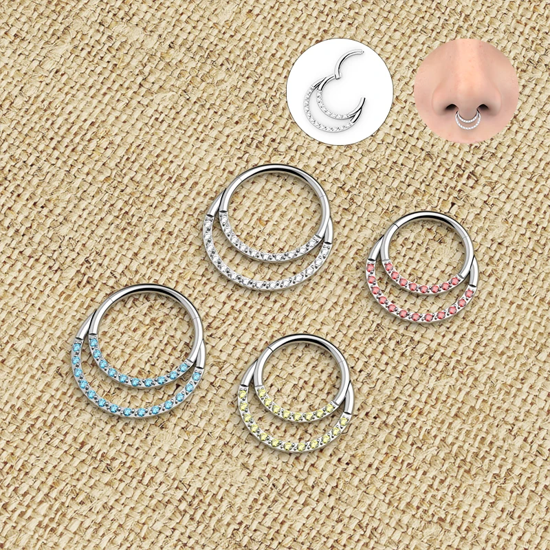 Hera 1PS NEW 316L SS Zircon Stone Superior Quality Hight Segment Rings Open Small Septum Piercing Nose Earrings Piercing Jewelry
Hera 1PS NEW 316L SS Zircon Stone Superior Quality Hight Segment Rings Open Small Septum Piercing Nose Earrings Piercing Jewelry