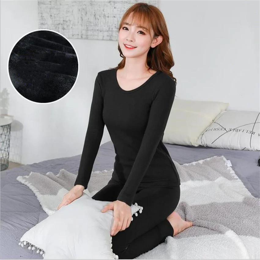 Women's suit Thermal underwear Thread garment thread pants Round collar simple solid color slim fit underwear long Johns
Women's suit Thermal underwear Thread garment thread pants Round collar simple solid color slim fit underwear long Johns