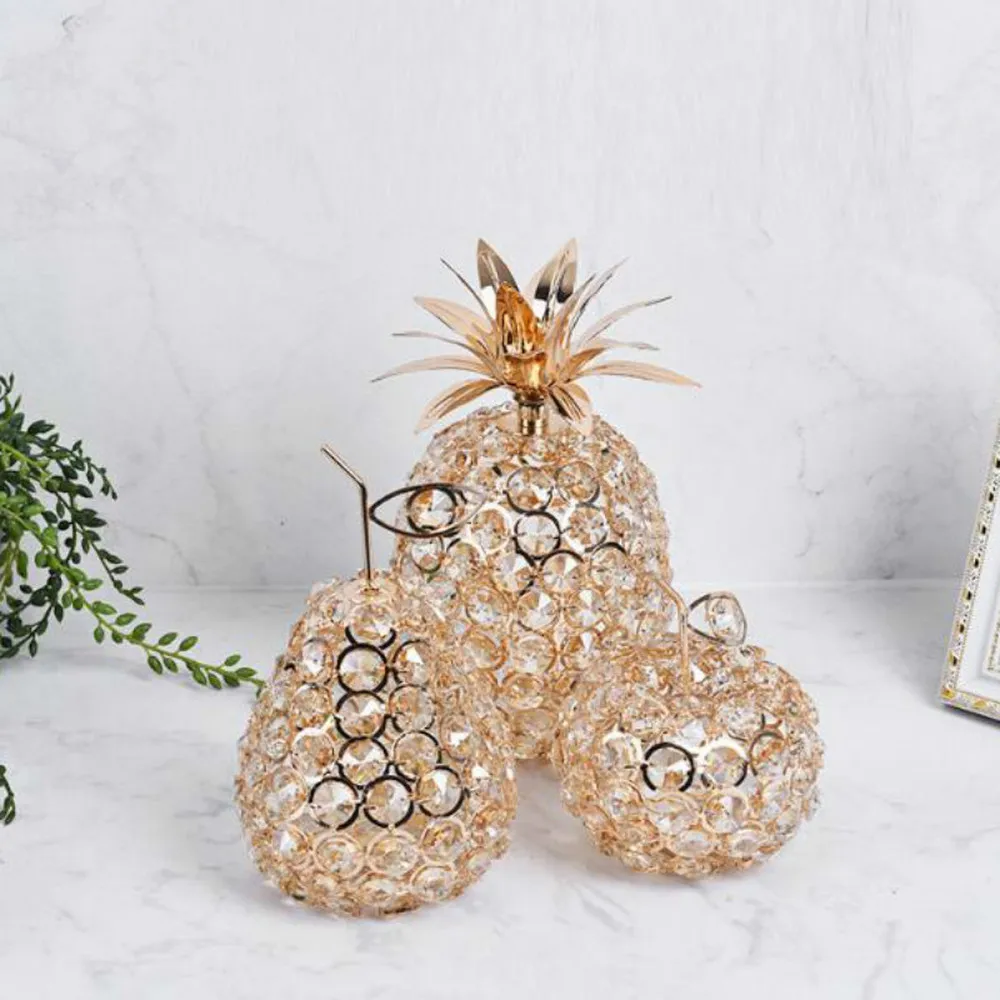 Nordic living room wrought iron decoration ornaments modern home accessories pineapple crystal golden silver fruit MJ070412
Nordic living room wrought iron decoration ornaments modern home accessories pineapple crystal golden silver fruit MJ070412