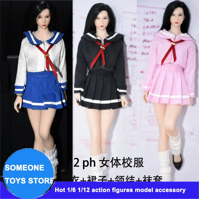 1/12 Scale Female Clothes School Suit Dress for 6 Inches TBLeague Phicen Action Figrue
1/12 Scale Female Clothes School Suit Dress for 6 Inches TBLeague Phicen Action Figrue