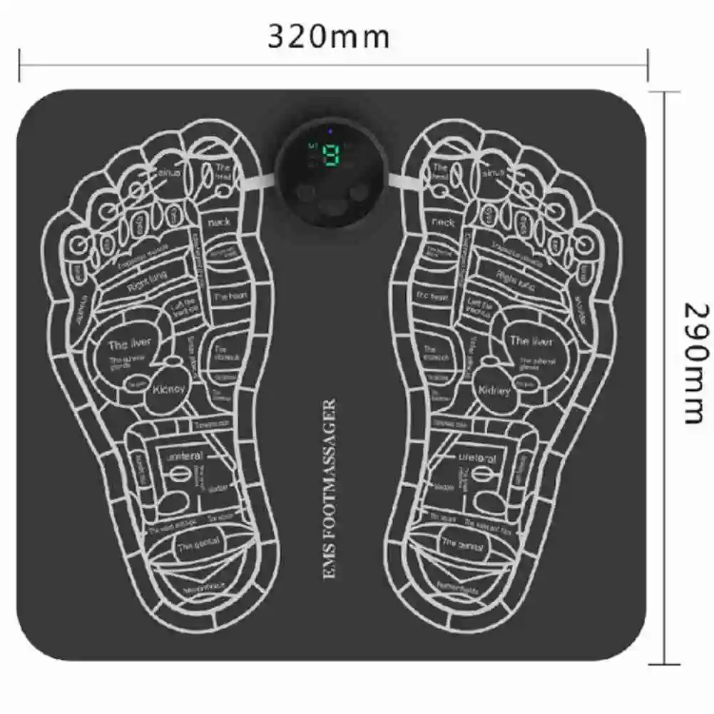 EMS Physiotherapy Foot Massage Mat Foot Massager Improve Blood Circulation Electric Muscle Relax Physical Therapy Massage Pads
EMS Physiotherapy Foot Massage Mat Foot Massager Improve Blood Circulation Electric Muscle Relax Physical Therapy Massage Pads