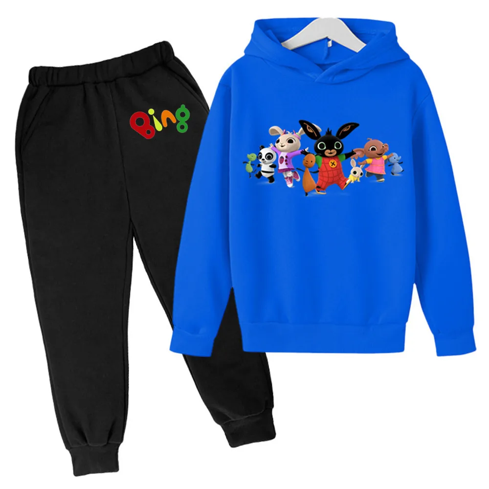 Spring Bing Rabbit Clothing Sets Children suit Boys Tracksuits Kids Bing Sport Suits Hoodies Top +Pants Tracksuits Suits
Spring Bing Rabbit Clothing Sets Children suit Boys Tracksuits Kids Bing Sport Suits Hoodies Top +Pants Tracksuits Suits