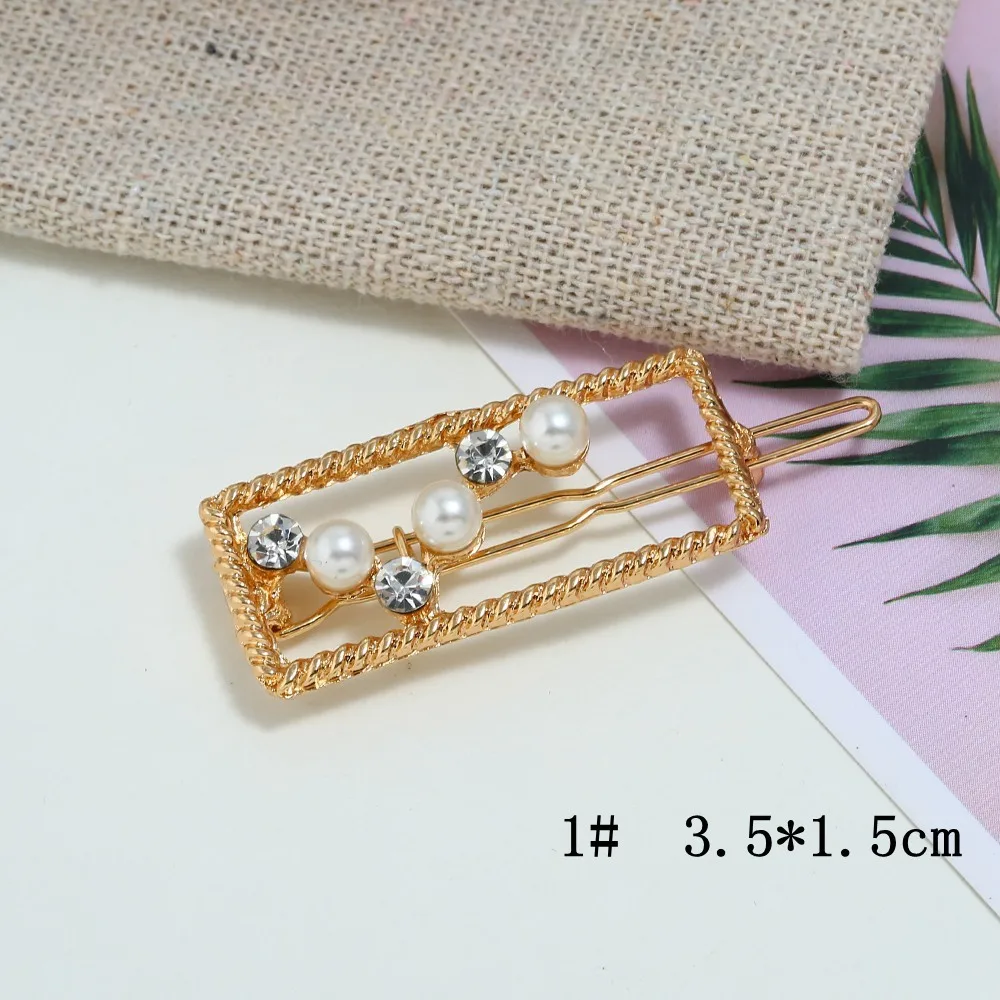 Korean Metal Simulated Pearl Barrettes Geometric Hair Clip Pin Headwear For Women Jewelry Wedding Accessories Hair Ornament
Korean Metal Simulated Pearl Barrettes Geometric Hair Clip Pin Headwear For Women Jewelry Wedding Accessories Hair Ornament
