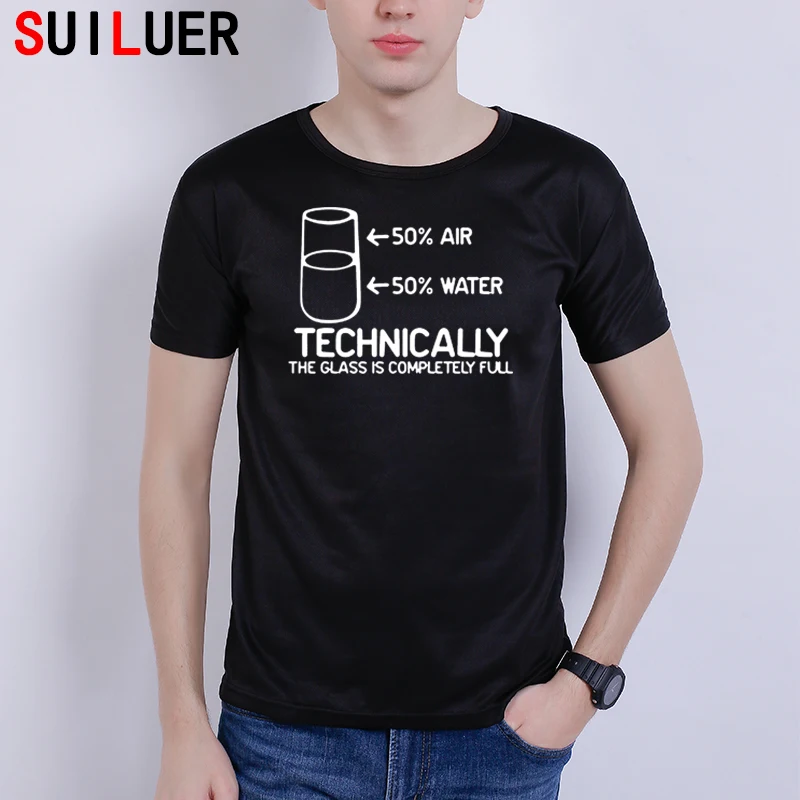 Funny Printed T Shirts Men O Neck Short Technically The Glass Is Completely Science Sarcasm Cool Humor T-shirt For Men
Funny Printed T Shirts Men O Neck Short Technically The Glass Is Completely Science Sarcasm Cool Humor T-shirt For Men