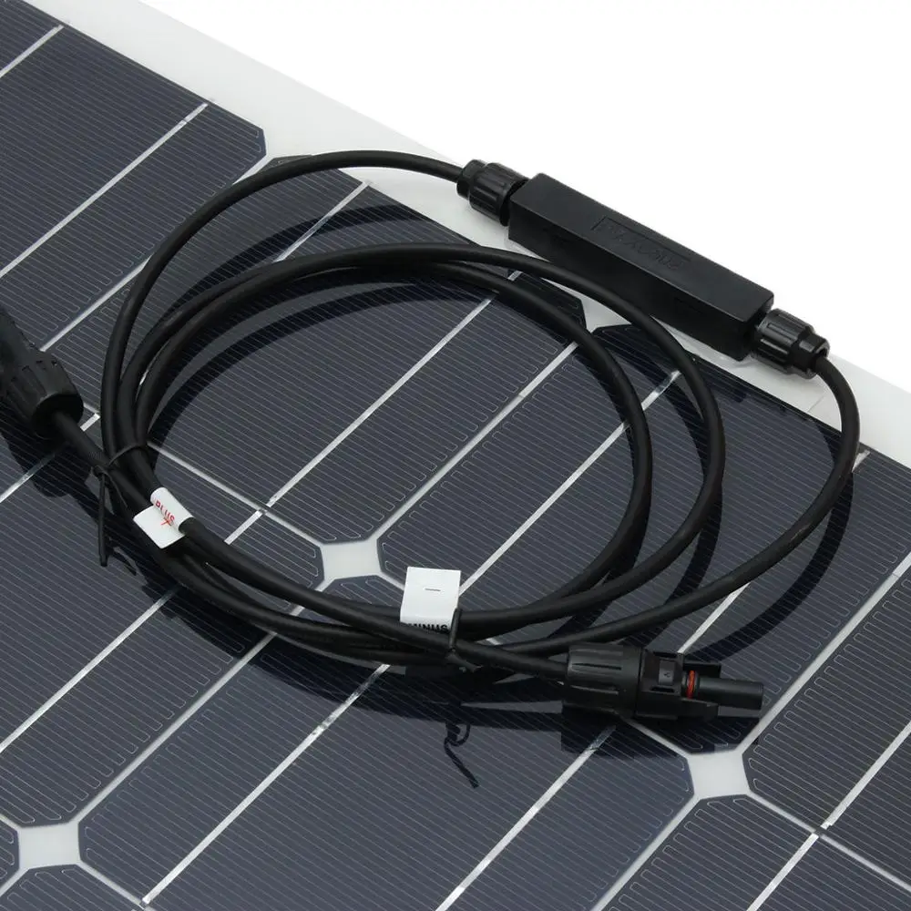 100W 18V Flexible Solar Panel Mono Cell/Module/RV/Yacht/Home 12V Battery Charger | Электроника