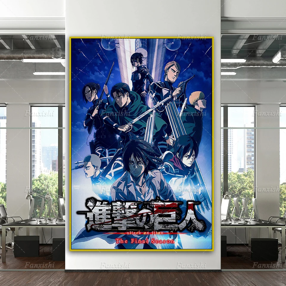 Japanese Anime Attack On Titan Poster And Prints Wall Art Canvas Picture Home Decor Levi Ackerman Pictures Living Room Cuadros
Japanese Anime Attack On Titan Poster And Prints Wall Art Canvas Picture Home Decor Levi Ackerman Pictures Living Room Cuadros