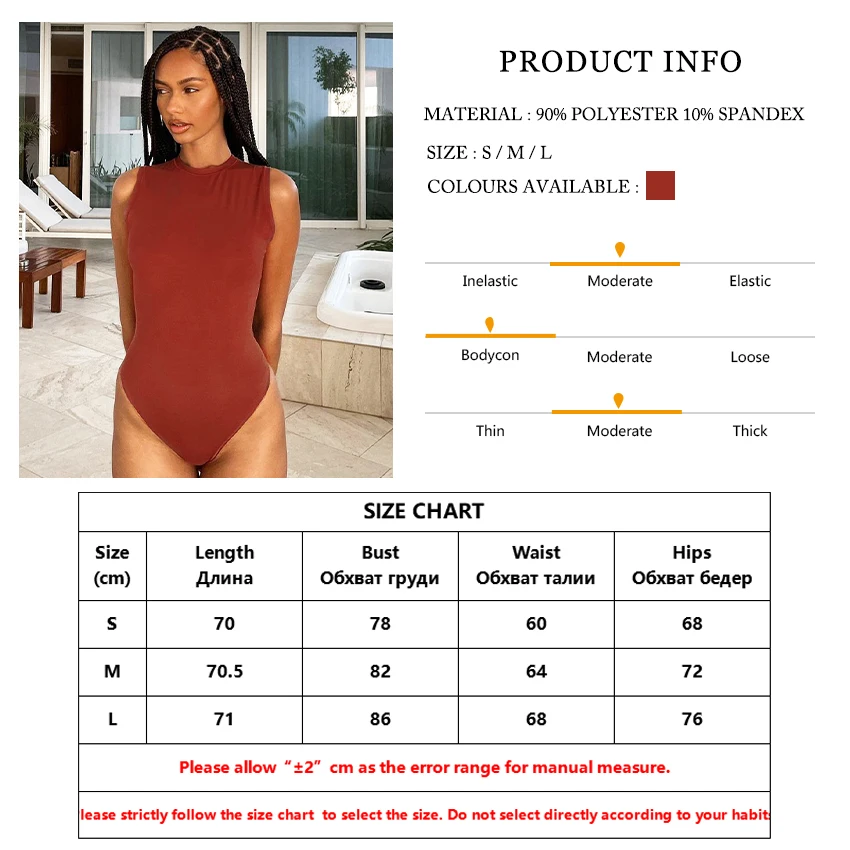 Clacive Casual Brown Basic O Neck Bodysuit Women Fashion Sleeveless Knit Women Romper Elegant Bodycon Zippr Jumpsuit Female 2021
Clacive Casual Brown Basic O Neck Bodysuit Women Fashion Sleeveless Knit Women Romper Elegant Bodycon Zippr Jumpsuit Female 2021