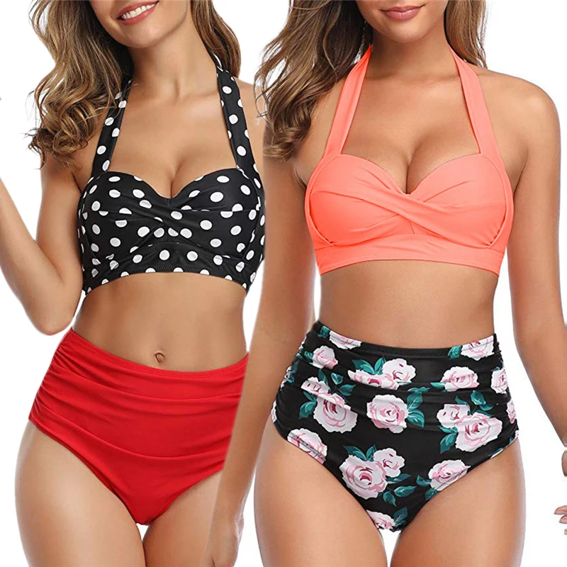 2021 Two-Piece Suits Bikini Set Women's High Waist Split Bikini Bathing Suit
2021 Two-Piece Suits Bikini Set Women's High Waist Split Bikini Bathing Suit
